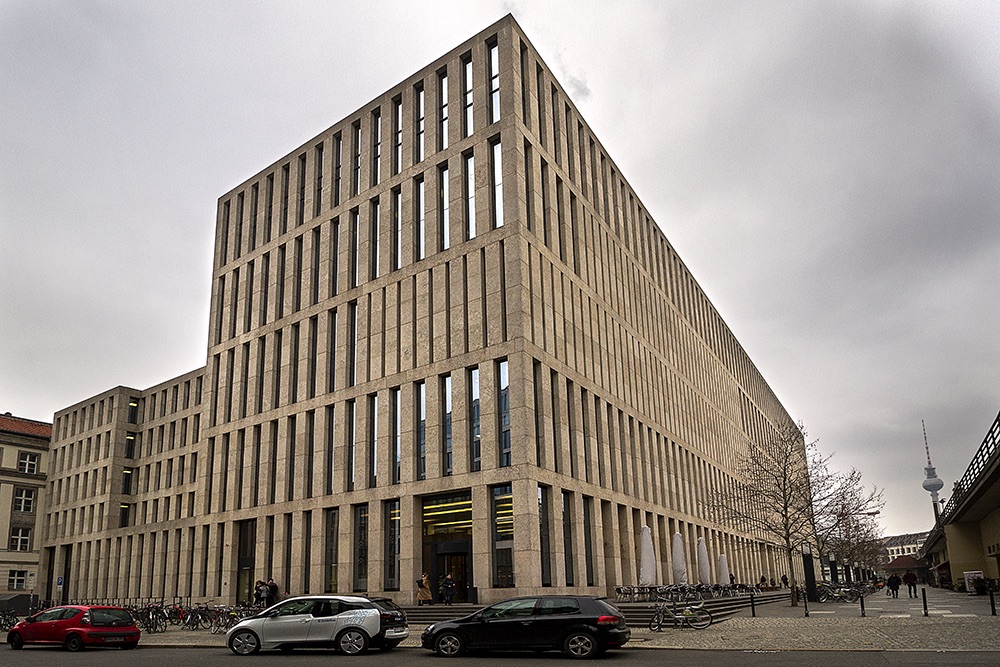The Jacob and Wilhelm Grimm Centre - New Central Library of the Humboldt University in Berlin, Germany