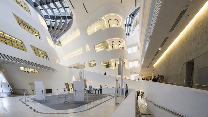 The Library and Learning Centre in Vienna, Austria by Zaha Hadid